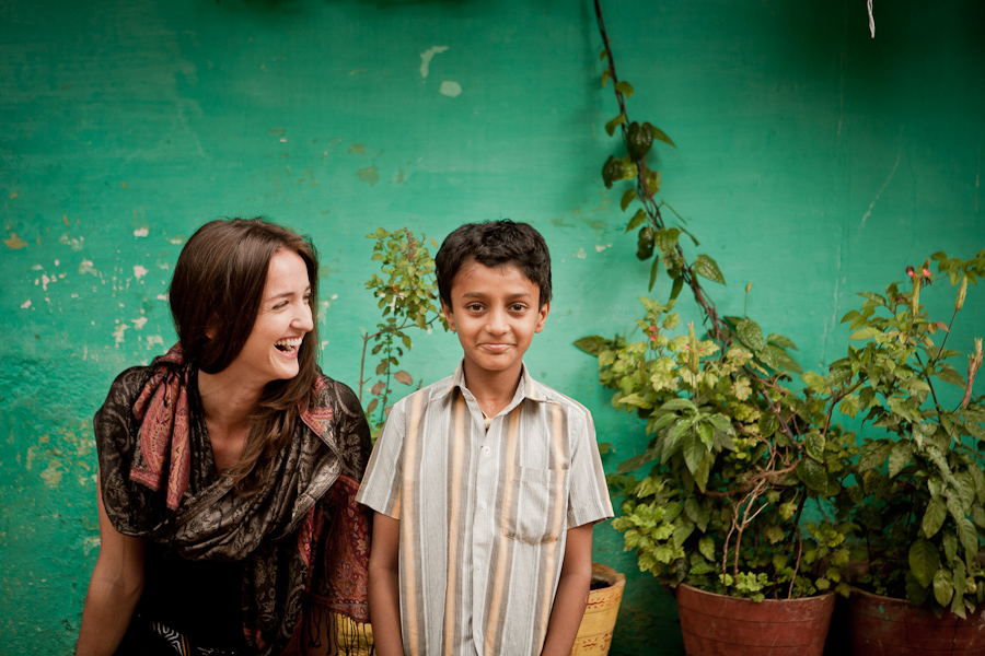 Smiling in India