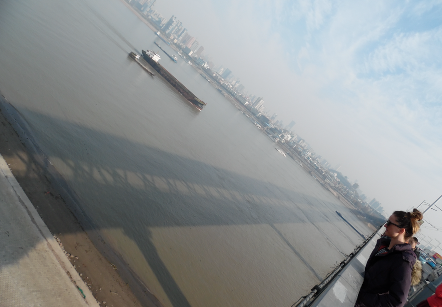 Crossing The "Wuhan Yangtze Great Bridge"