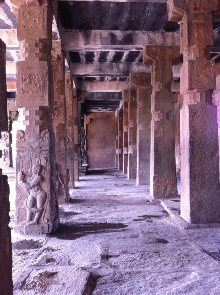 Pillars at Melukote Temple